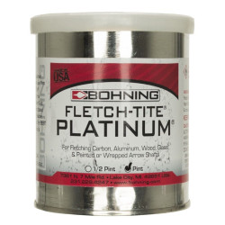 Bohning Fletch-Tite Platinum 1 pt. Clear Vane and Feather Adhesive