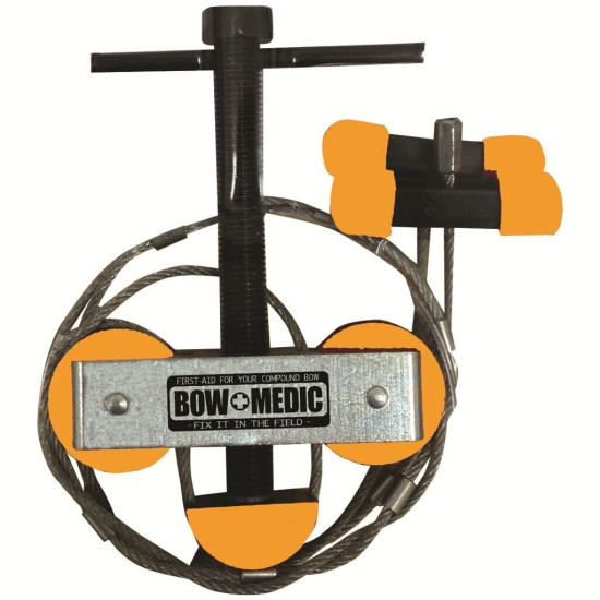 Bow Medic Portable Compound Bow Press - Black and Orange