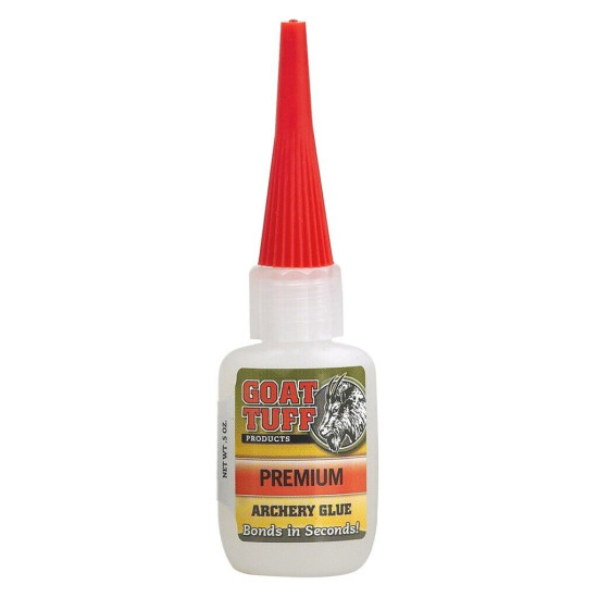 GoatTuff Premium Grade Glue 0.5 oz. Clear Arrow Adhesive