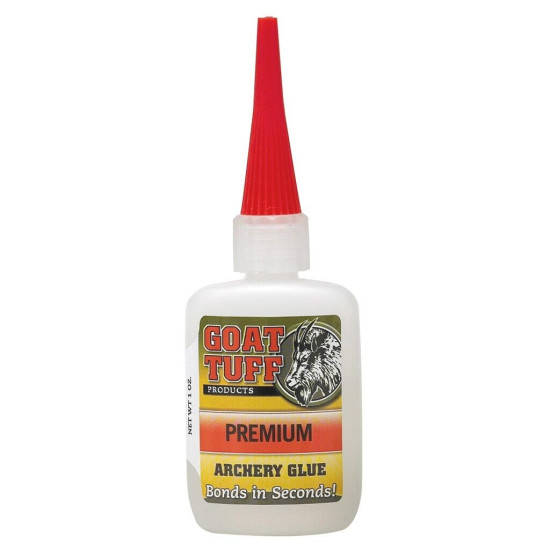 GoatTuff Premium Grade Glue 1 oz. Clear Arrow Adhesive