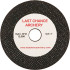 Last Chance Cut-Off Wheel - Black