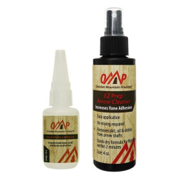 October Mountain Arrow Prep Kit Combo - Black Maintenance Set
