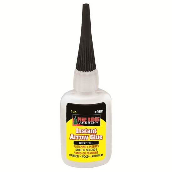 Pine Ridge Instant Arrow Glue 1 oz Black