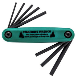 Pine Ridge Star Drive Torx Wrench Set T9 to T40