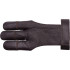 30-06 CowHide Shooting Glove Brown 3 Finger X-Large ? Genuine Leather Archery Guard