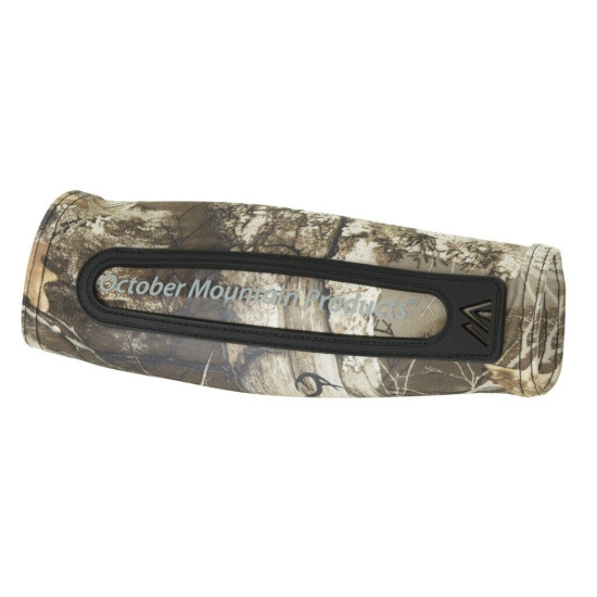 October Mountain Compression Arm Guard Realtree Edge Jacket Fit
