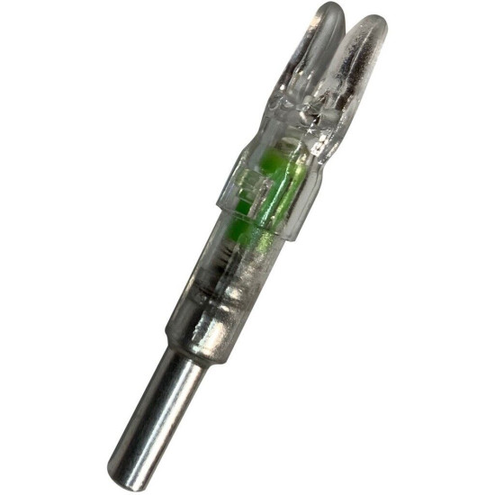 Flex Fletch LIT Lighted Arrow Nocks .246 Green 3 pk.