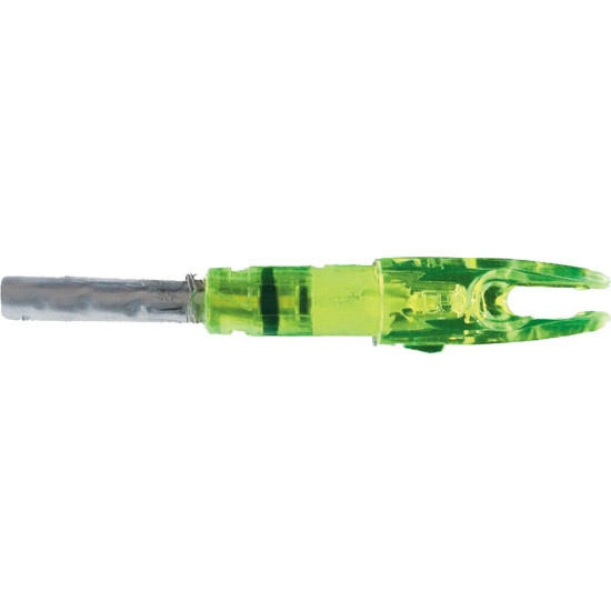 Lumenok Lighted Nocks Green S 3 pk.