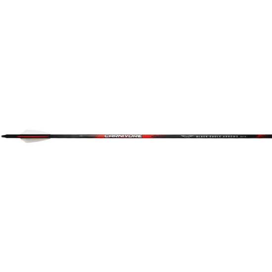 Black Eagle Carnivore Arrows .003 250 2.5 in. Shield Cut 6 pk.