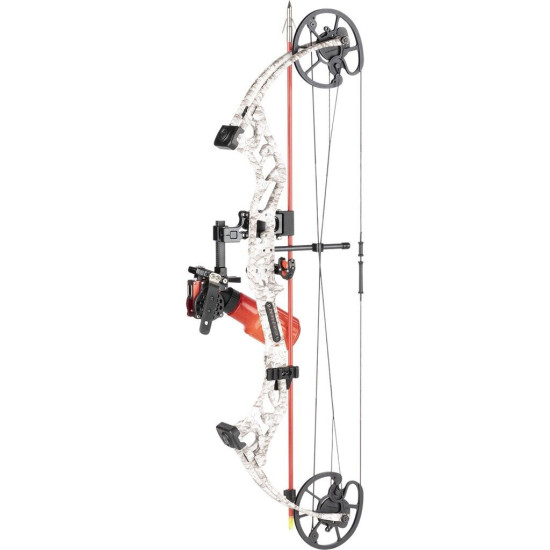 Cajun Sucker Punch Pro Glow Bowfishing Package - White, 50 lb Draw, Right Hand - Complete Ready-to-Shoot Kit