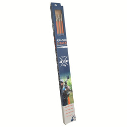 Fin Finder Raider Pro Bowfishing Arrow w/ Slide Orange with Riptide Point 3pk.