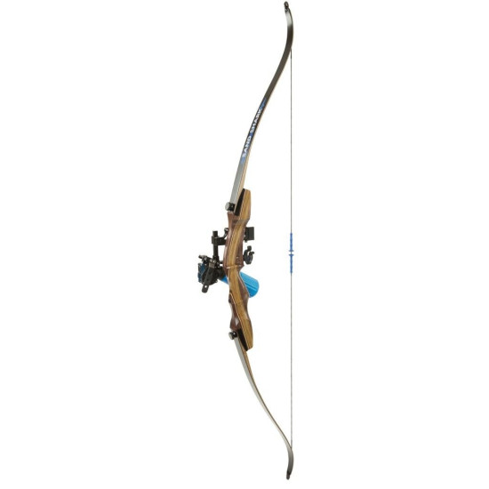 Fin Finder Sand Shark Recurve Package with Winch Pro Bowfishing Reel 62in. 35 lbs. RH