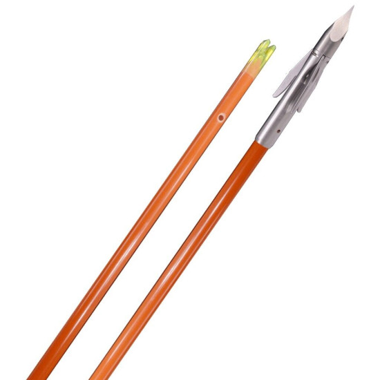 Innerloc Glass Max Bowfishing Arrow with Grapple Point - 5/16" Heavy Duty