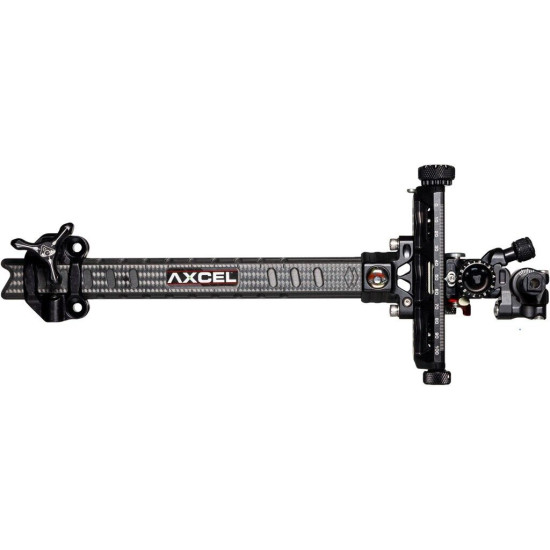 Axcel Achieve XP Pro Carbon Bar Compound Black/Black 9 in. RH