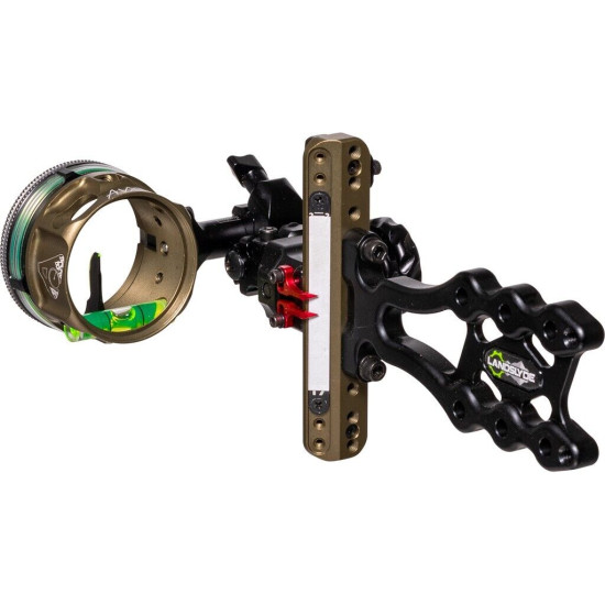 Axcel LANDSLYDE Slider Tactical Bowhunting Sight AVX-41 Scope 1 Pin .019 Green Fiber