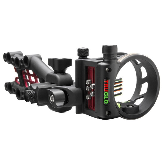 TruGlo Carbon Hybrid Micro Sight Black 5 Pin .019 RH/LH