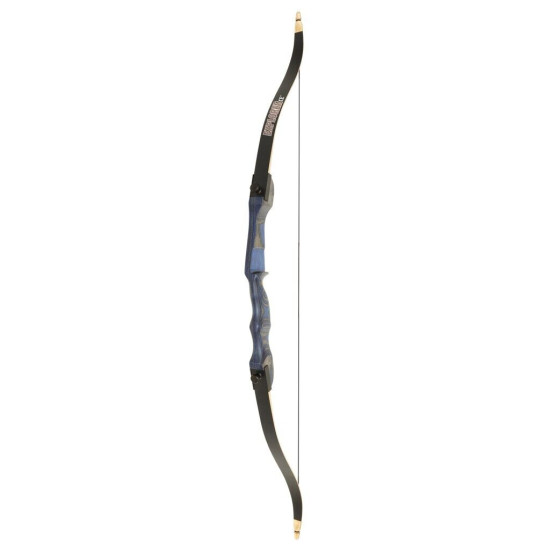 October Mountain Explorer CE Recurve Bow Blue 54 in. 15 lbs. LH