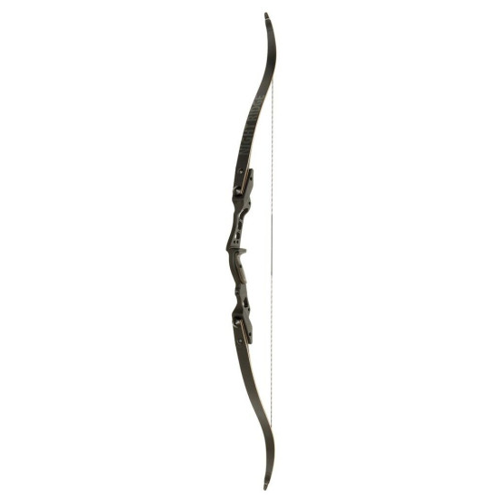 October Mountain Night Ridge ILF Recurve Bow Black 60 in. 40 lbs. RH