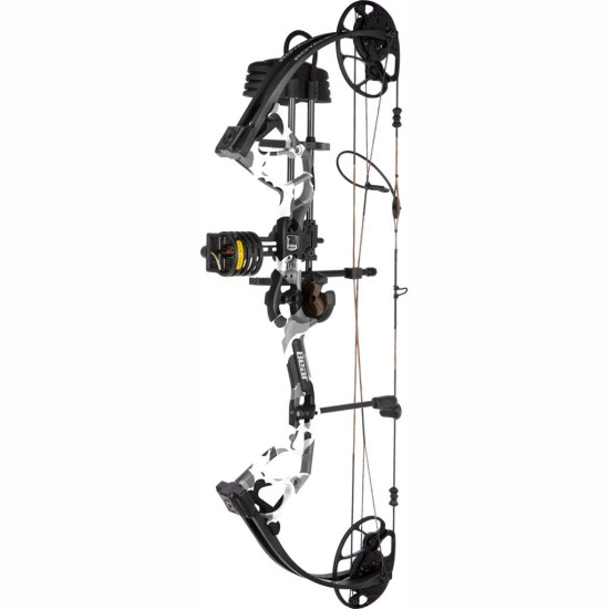 Bear Royale RTH Bow Package Fred Bear Whiteout/Black 50 lbs. RH