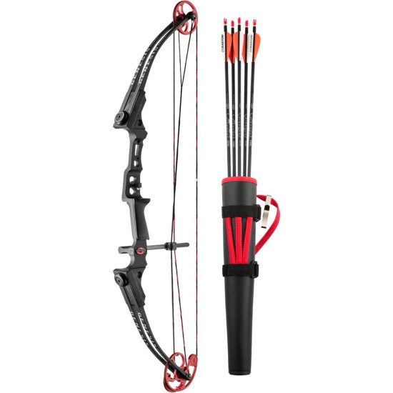 Genesis Mini Bow Set Black w/Red Cam RH