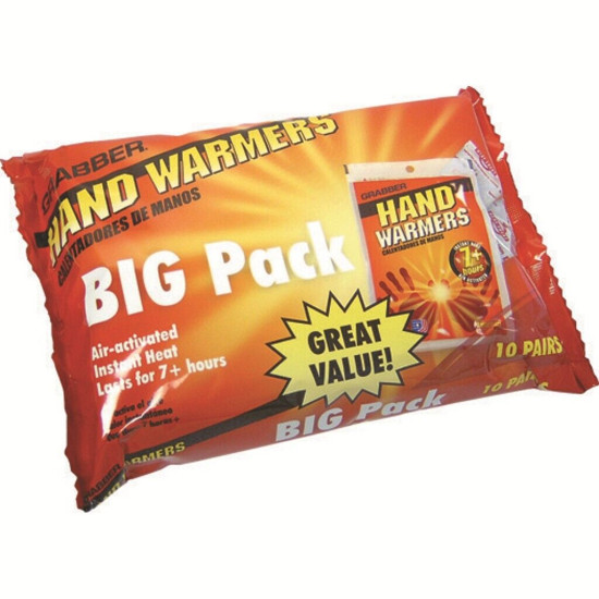 Grabber Hand Warmer Big Pack 10 pr.