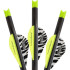 Lumenok Carbon Crossbow Bolts 20 in. Green Moon Nocks 3 pk.