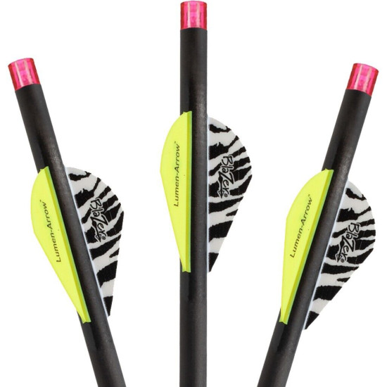 Lumenok Crossbow Bolts 20 in. Pink Flat 3 pk.