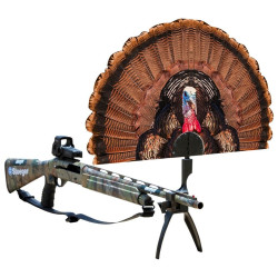MOJO Outdoors Tail Chaser Max Turkey Decoy - Folding Fan & Gun Rest - HW2453