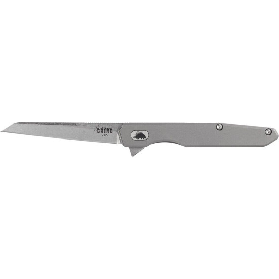 Southern Grind Penguin Folding Knife 4 in. Wharncliffe S90V Satin w/Titanium Handle