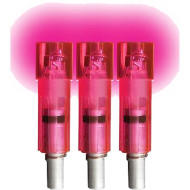 Lumenok Crossbow Nocks Pink Flat Excalibur 3 pk.