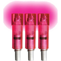 Lumenok Crossbow Nocks Pink Flat Excalibur 3 pk.