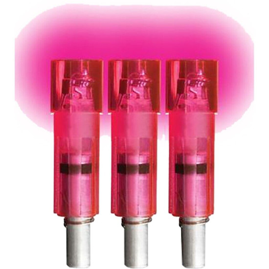 Lumenok Crossbow Nocks Pink Flat Gold Tip 3 pk.
