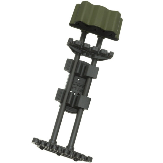 Alpine Soft Loc Classic 5 Arrow Quiver Ambush Green