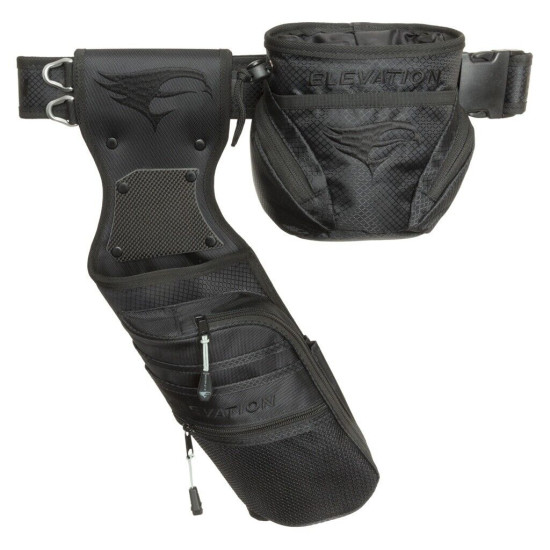 Elevation Nerve Field Quiver Package - Black (RH) | Includes Core Release Pouch & Pro Quiver Belt