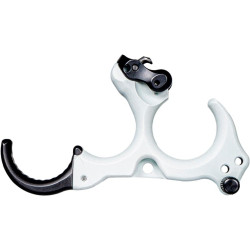 Tru Ball Honey Badher Claw Flex CK Release Cloud White Cerakote 3 Finger Medium