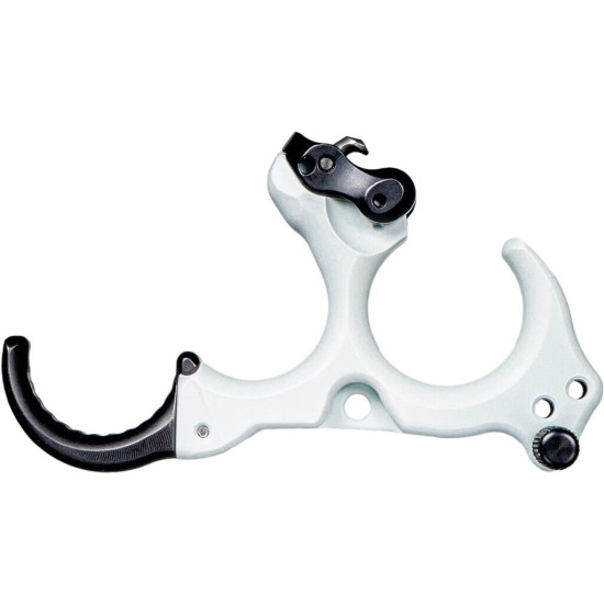 Tru Ball Honey Badher Claw Flex CK Release Cloud White Cerakote 3 Finger Medium