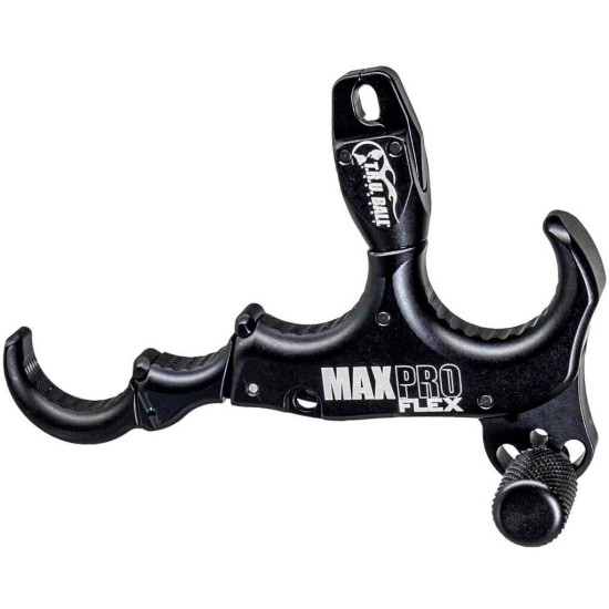 Tru Ball Max Pro Flex Release Black 4 Finger