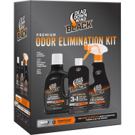 Dead Down Wind Black Premium 3-Piece Kit - Hunting Scent Elimination Set with NidorX Technology (Laundry, Field Spray, Body Wash) - 207022