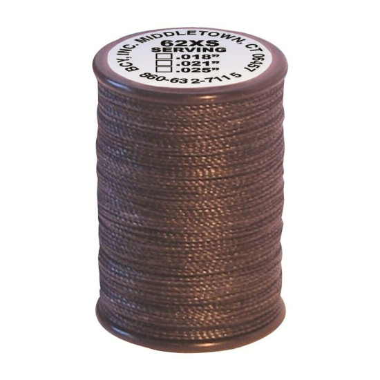 BCY 62XS Braided Center Serving Black .025 60 yds.