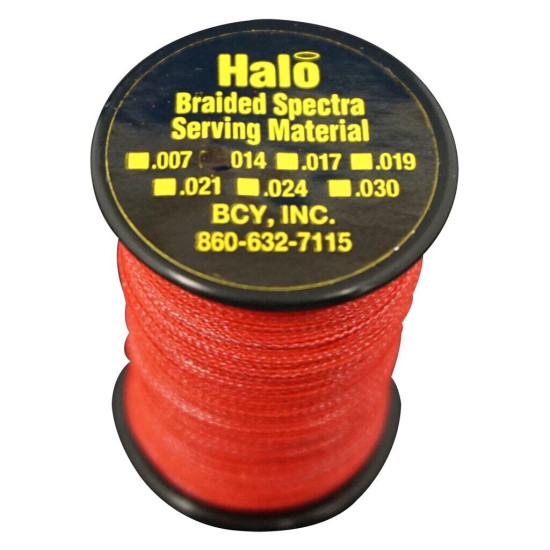 BCY Halo Serving Red .014 120 yds.