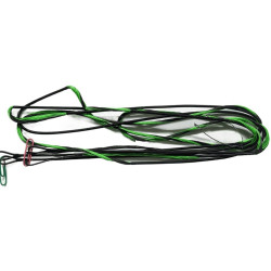 J and D Genesis String and Cable Kit Black/Flo Green D97