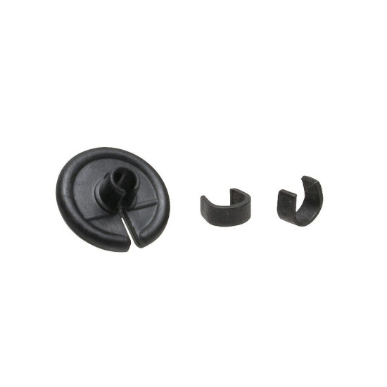 October Mountain Pin Point Kisser Button Black 9/16 in. 1 pk.