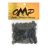October Mountain Slotted Kisser Button Black 9/16 in. 100 pk.