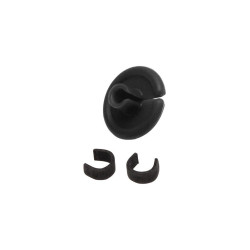 October Mountain String Love 2.0 Kisser Button Black 1 pk.