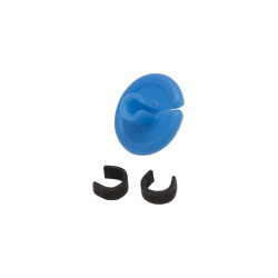 October Mountain String Love 2.0 Kisser Button Blue 25 pk.