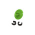October Mountain String Love 2.0 Kisser Button Green 1 pk.
