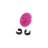 October Mountain String Love 2.0 Kisser Button Pink 25 pk.