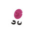 October Mountain String Love 2.0 Kisser Button Purple 1 pk.