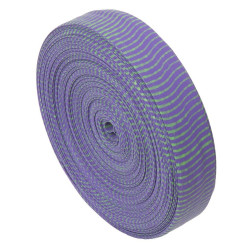 October Mountain VIBE String Silencers Purple/Green 85 ft.