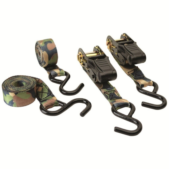 HME Ratchet Tie Down Camo 2 pk.
